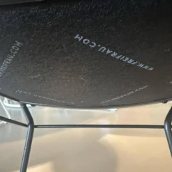 Freifrau Stuhlsets|6er Set Armlehnstuhl Amelie High Außen Leder Muscat Coffee Braun Grau Innen Stoff Harald 3 Braun Drahtgestell Tiefschwarz Schwarz