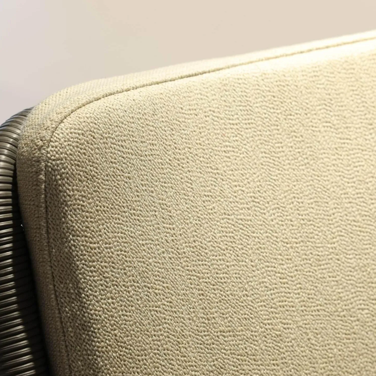 Tecta Stuhlsets|6-er Set Armlehnstuhl D43 Polstersitz Geflechtschale Taupe Grau Gestell Stahlrohr Verchromt Tube Aplati