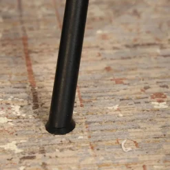 Gealux Stuhlsets|4er Set Armlehnstuhl Madison Leder Polo 10 93 Braun Drehgestell Metall Schwarz Inklusive Filzgleiter