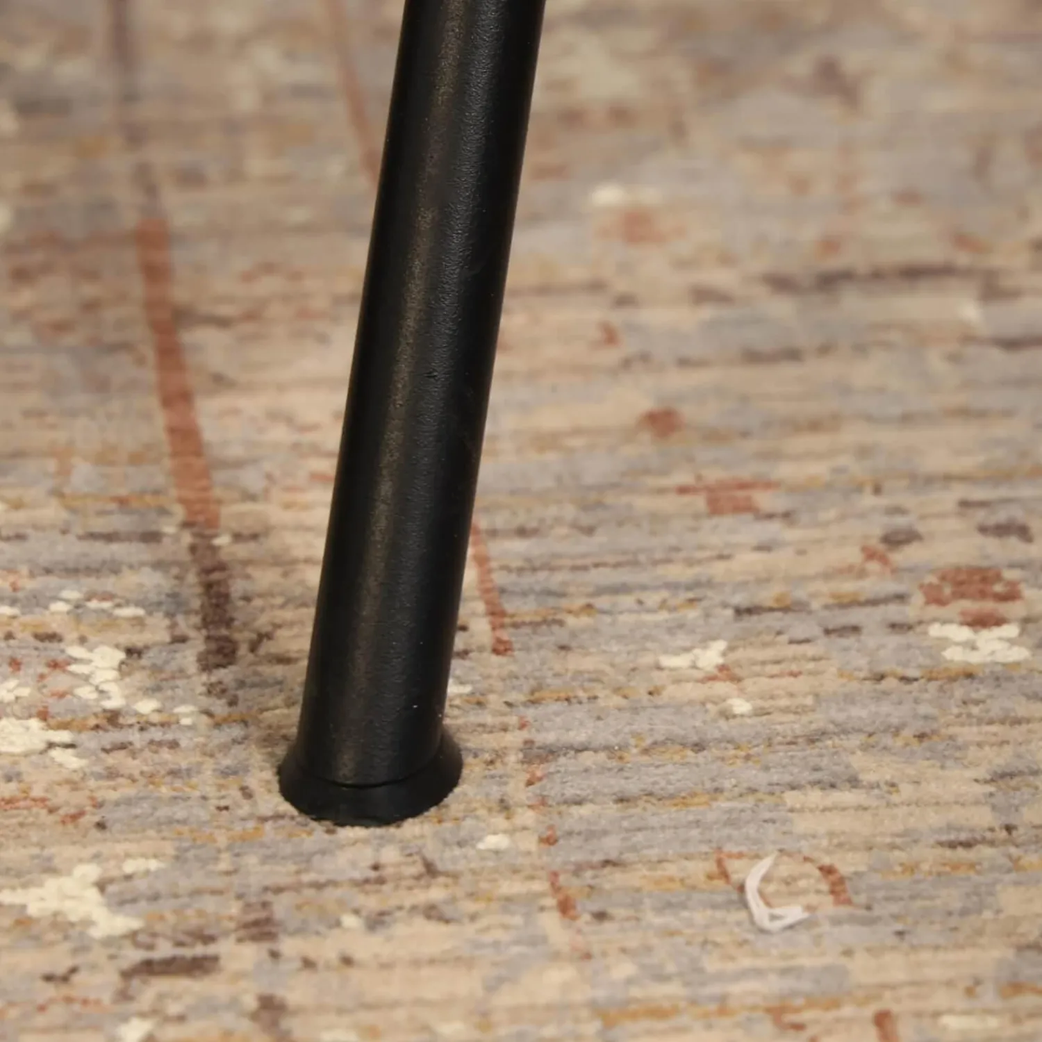 Gealux Stuhlsets|4er Set Armlehnstuhl Madison Leder Polo 10 93 Braun Drehgestell Metall Schwarz Inklusive Filzgleiter