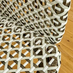 DEDON Stuhlsets|2er Set Armlehnstuhl Mbrace Geflecht Pepper Grau Schwarz Gestell Aluminium Lipari