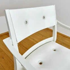 DEDON Stuhlsets|2er Set Armlehnstuhl Play P Starck Sitz Und Rücken Synthetik Weiß Gestell Chalk Weiß