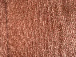 Knoll International Stuhlsets|4er Set Armlehnstuhl Sedia KN6 Stoff Harley 12 Red Brick Rot Gestell Aluminium Schwarz Lackiert