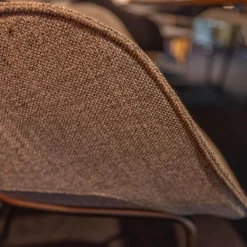 Walter Knoll Stuhlsets|4er Set Armlehnstuhl Sheru Bezug Stoff 25 Togba 7854 Pebble Grau 4-Bein-Gestell Pulverbeschichtet Schwarz