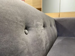 Signet Bänke|2er Set Bank Smilla Stoff Milan Anthrazit Holzfuß Schwarz