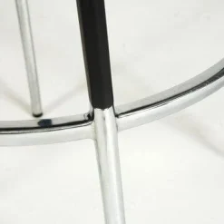 B&B Italia Barhocker & Barstühle|3-er Set Barhocker Caratos Drehbar Leder Cognac Untere Basis Aluminium Poliert