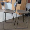 Tonon Barhocker & Barstühle|2er Set Barhocker Quo Stool Soft Touch 910 Grau