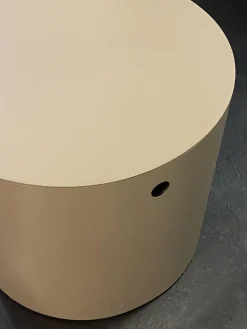 Ivano Redaelli Couchtische|2er Set Beistelltisch Thais Bezug Narbenleder Creme Und Beige