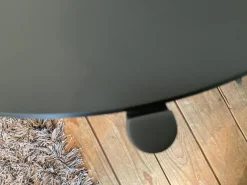 DEDON Loungemöbel|2er Set Couchtisch Izon Platte HPL Black Pepper Schwarz Gestell ALuminium Pulverbeschichtet Black Pepper Schwarz