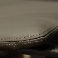 Bacher Stuhlsets|2er Set Freischwinger Kama Leder Hermes H-008 Anthracite Anthrazit Gestell Metall Schwarz Pulverbeschichtet