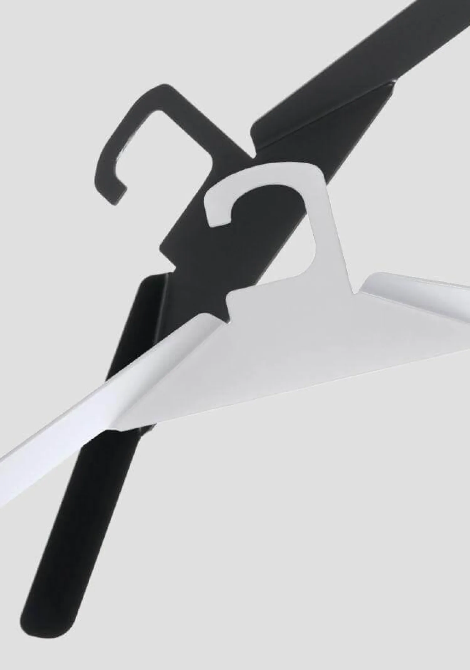 Schönbuch Garderoben|4er Set Kleiderbügel B200 Weiß Pulverbeschichtet Haken Nicht Drehbar