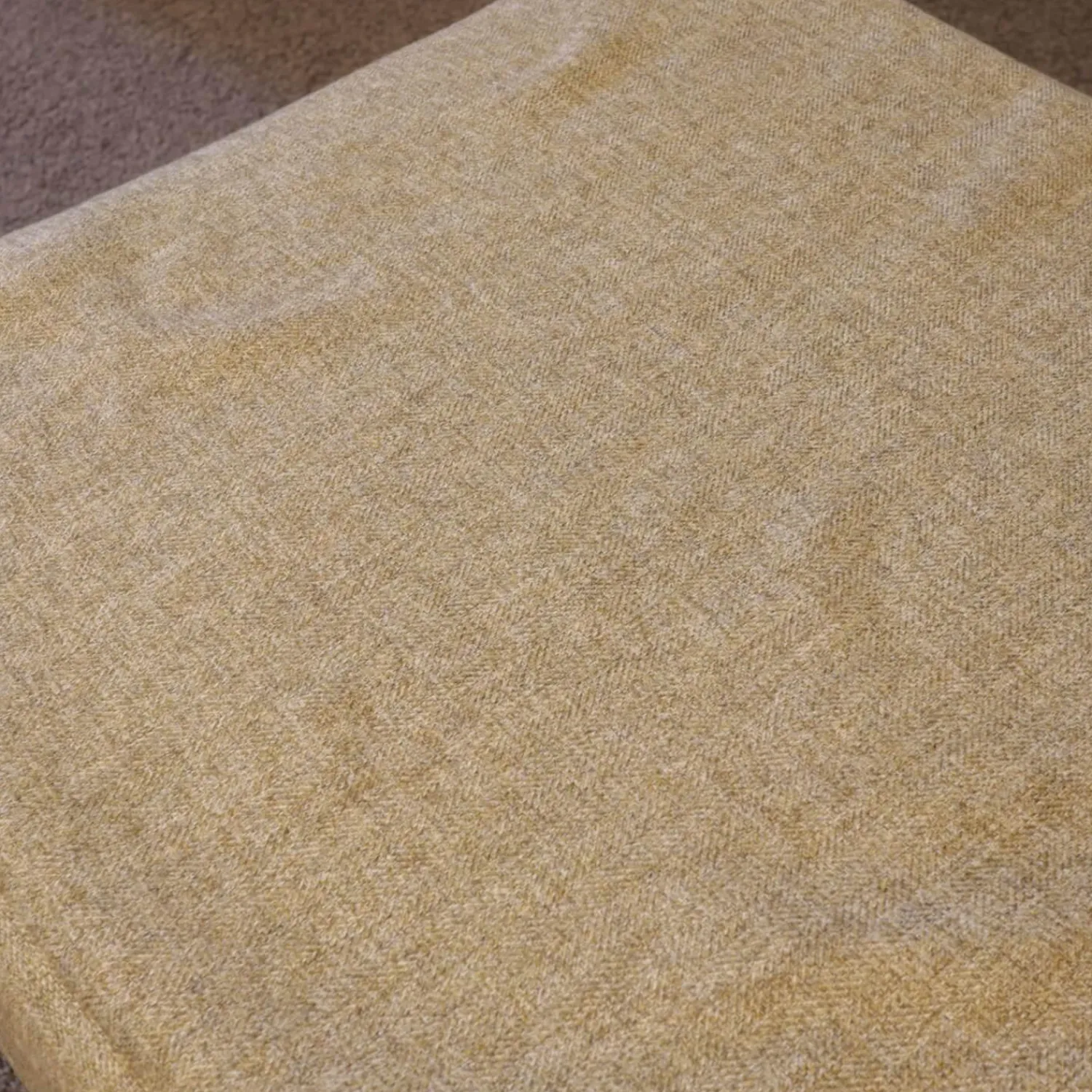 Schramm Hocker & Sitzsäcke|2-er Set Polsterhocker PH Stoff Benno 890 Sand Und Stoff Benno 900 Moos