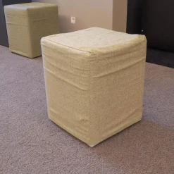 Schramm Hocker & Sitzsäcke|2-er Set Polsterhocker PH Stoff Benno 890 Sand Und Stoff Benno 900 Moos