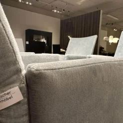 Fischer Möbel Stuhlsets|6er Set Sessel Kalos Stoff Velvet Lagoon Stoff Moss Agua Fuß Edelstahl Pulverbeschichtet Anthrazit Strukturlack Matt