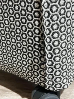 Mobitec Stuhlsets|6er Set Sessel MR Picara 317 Stoff Yves Silver 12 Grau Und Stoff Mango Grey Grau 18746 Füße Rollen Schwarz