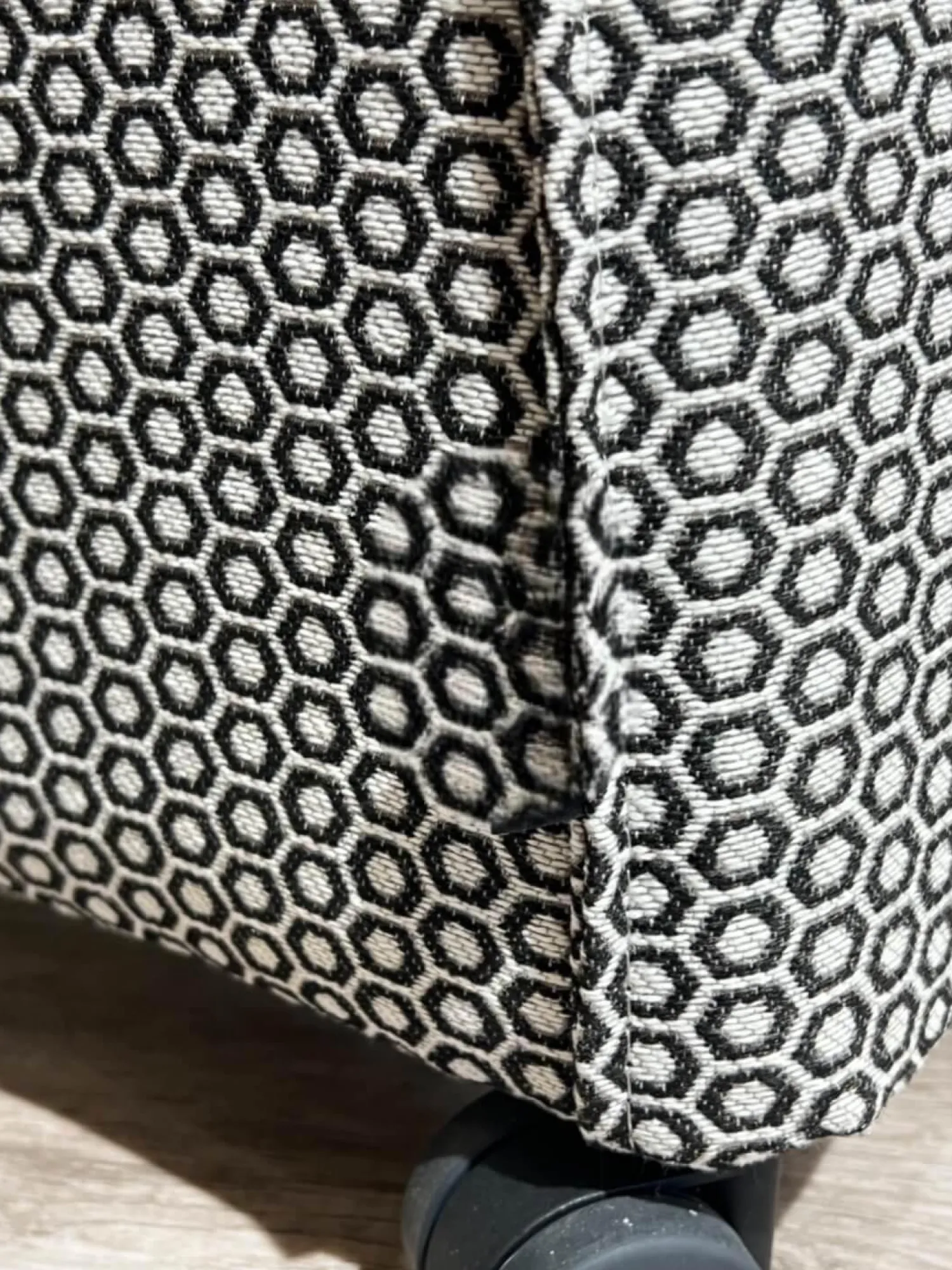 Mobitec Stuhlsets|6er Set Sessel MR Picara 317 Stoff Yves Silver 12 Grau Und Stoff Mango Grey Grau 18746 Füße Rollen Schwarz