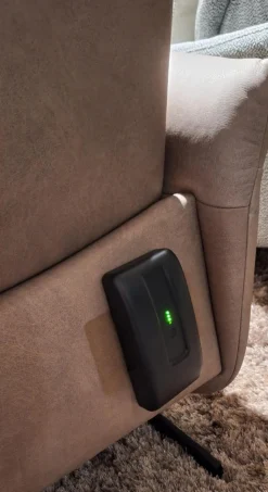 himolla Polstergruppen|2er Set Sofa 4151 Leder 27 Leonessa Desert Beige Metallkufe Anthrazit Mit Motorischer Wall Free Funktion Ohne Dekokissen