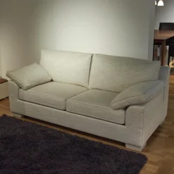 Bielefelder Werkstätten Polstergruppen|2er Set Sofa Bella Vista Stoff Perl 1597-171 Füße Passend Lackiert
