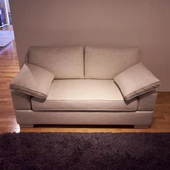 Bielefelder Werkstätten Polstergruppen|2er Set Sofa Bella Vista Stoff Perl 1597-171 Füße Passend Lackiert