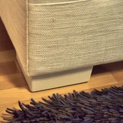 Bielefelder Werkstätten Polstergruppen|2er Set Sofa Bella Vista Stoff Perl 1597-171 Füße Passend Lackiert