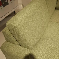 Erpo Polstergruppen|2er Set Sofa Classics 500 Bezug Stoff 2036.59 Monza Kufen Hochglanz Inklusive Kopfstütze Eckig Verstellbar