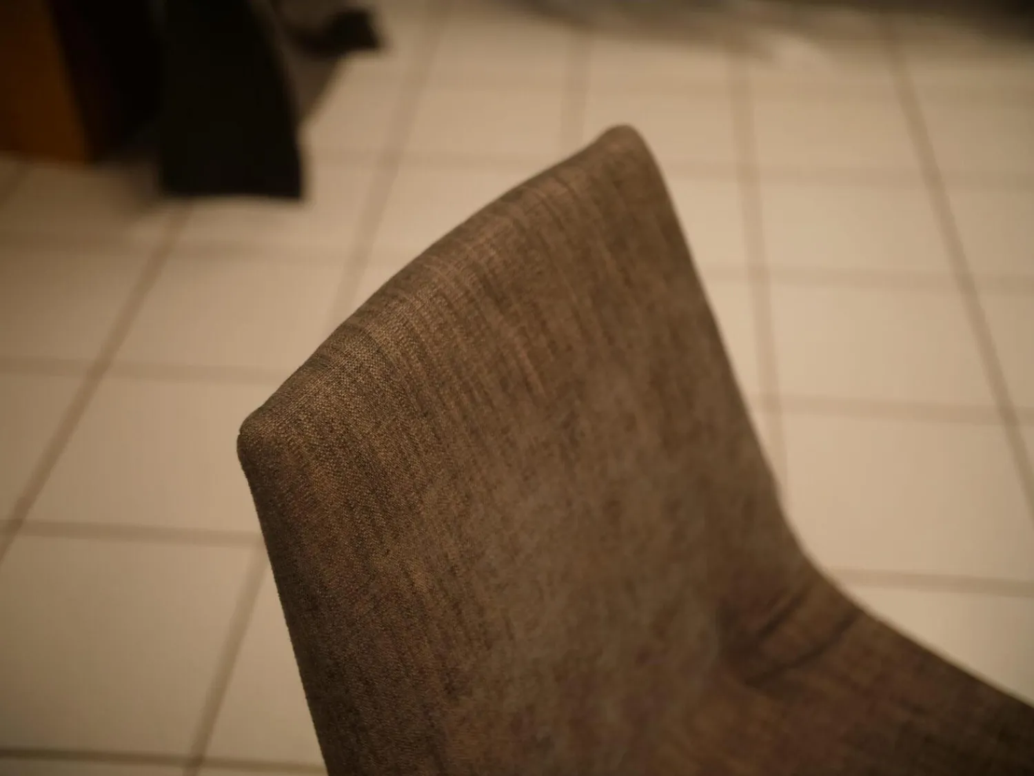 Team 7 Stuhlsets|3er Set Stühle Lui Stoff Maple MA862 Grau Meliert Gestell Metall Schwarz Ohne Armlehne