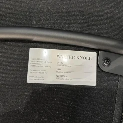 Walter Knoll Stuhlsets|4er Set Stühle Sheru Stoff Togba Blue Bronze Grau Gestell Matt Schwarz Pulverbeschichtet