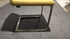 Venjakob Stuhlsets|6er Set Stuhl A258 Stoff Rom Schilf Gelb Gestell Edelstahloptik