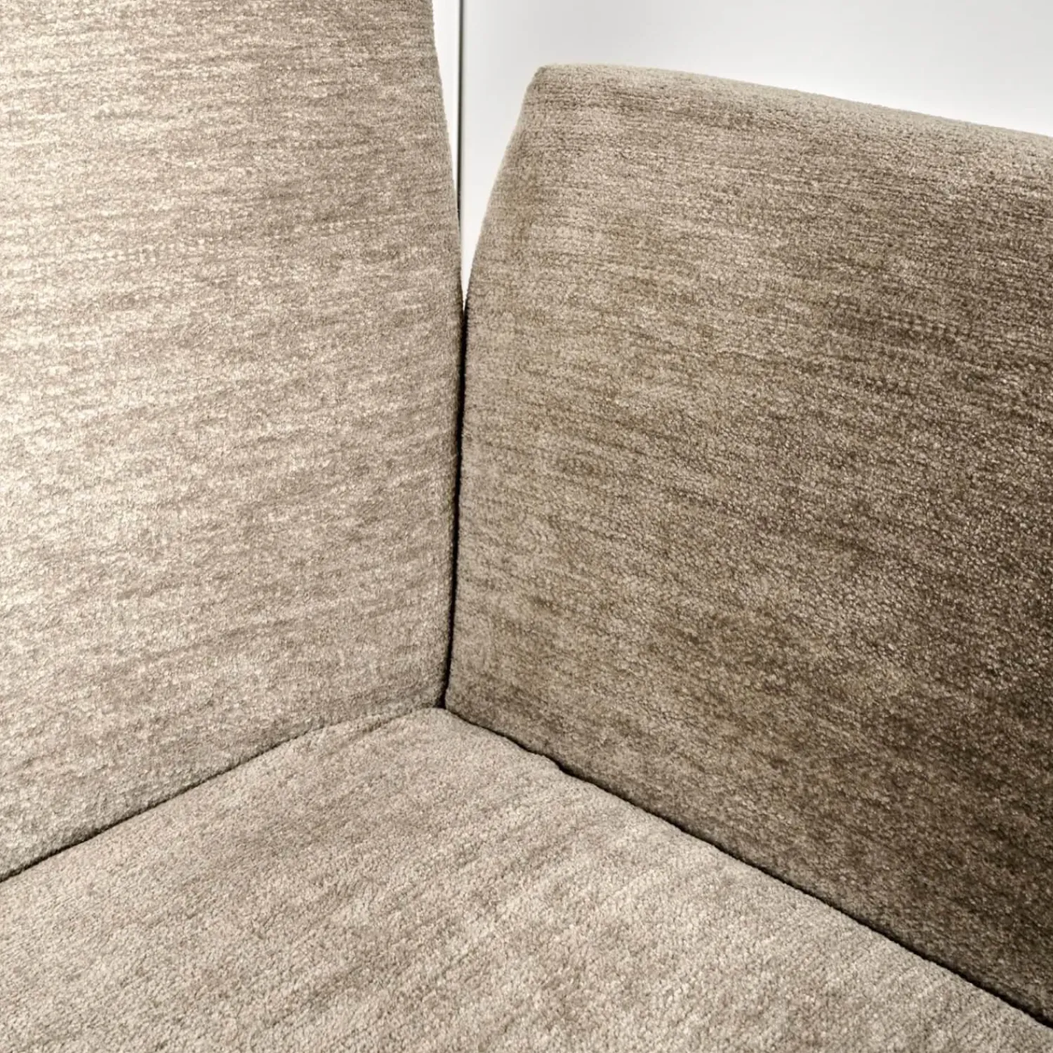 COR Stuhlsets|2-er Set Stuhl Alvo Stoff 8143 Taupe Schale Kunststoff Schwarz Drahtgestell Pulver Schwarz