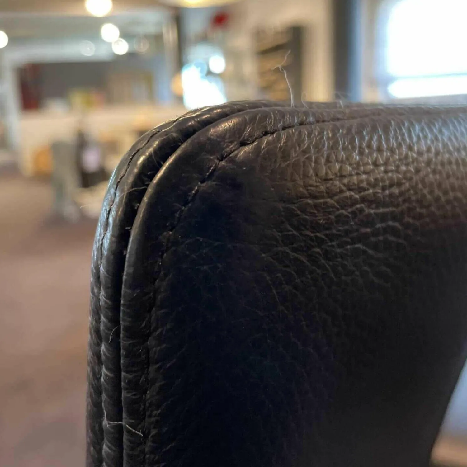 Carega Design Stuhlsets|2er Set Stuhl Carla Leder Toledo Nero Schwarz Freischwinger