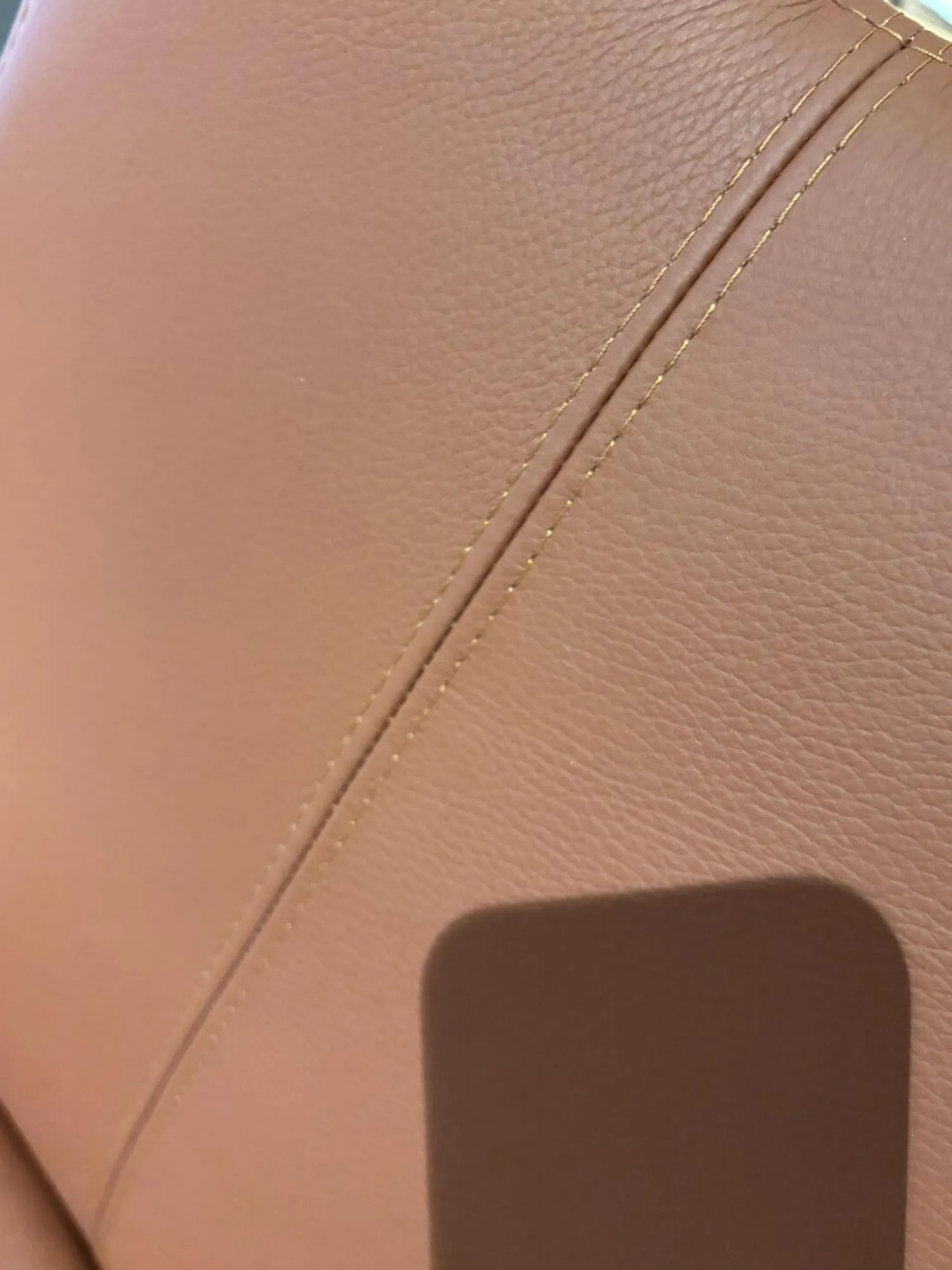 Carega Design Stuhlsets|6er Set Stuhl Emma Leder Toledo II Terra Braun Gestell Edelstahl Quadratisch