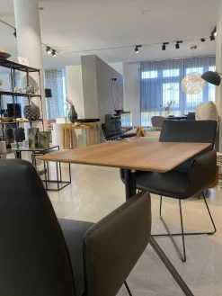 COR Stuhlsets|2er Set Stuhl Jalis Leder 179 Mocca Schwarz Gestell M20 Lack Schwarz