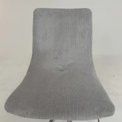 Werther Stuhlsets|3er Set Stuhl Jona Ohne Armlehne Bezug U9999E Grau Fußkreuz Chrom Mit Drehbeschlag