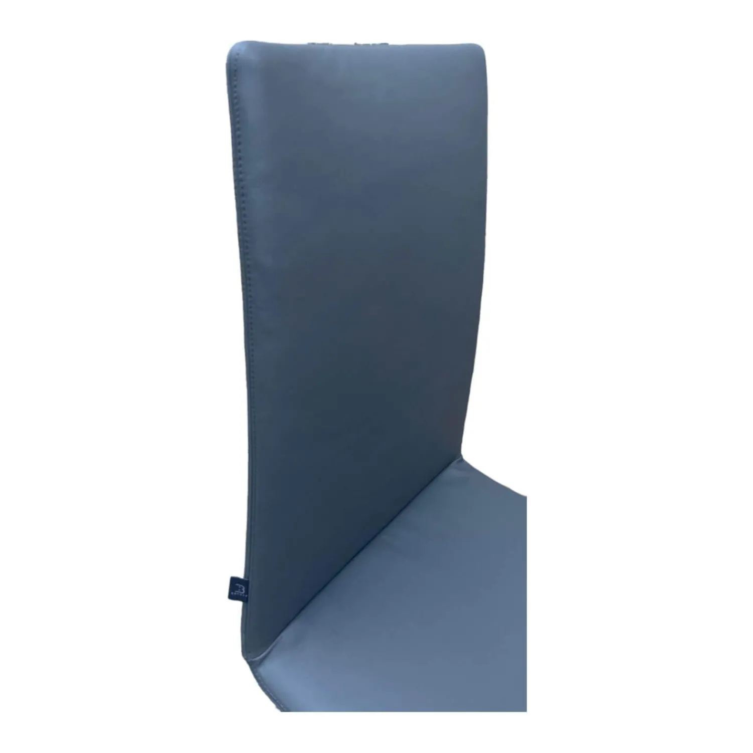 Bacher Stuhlsets|3er Set Stuhl Karma Leder Toledo Anthrazit Gestell Flachstahl Schwarz Mit Und Ohne Armlehnen