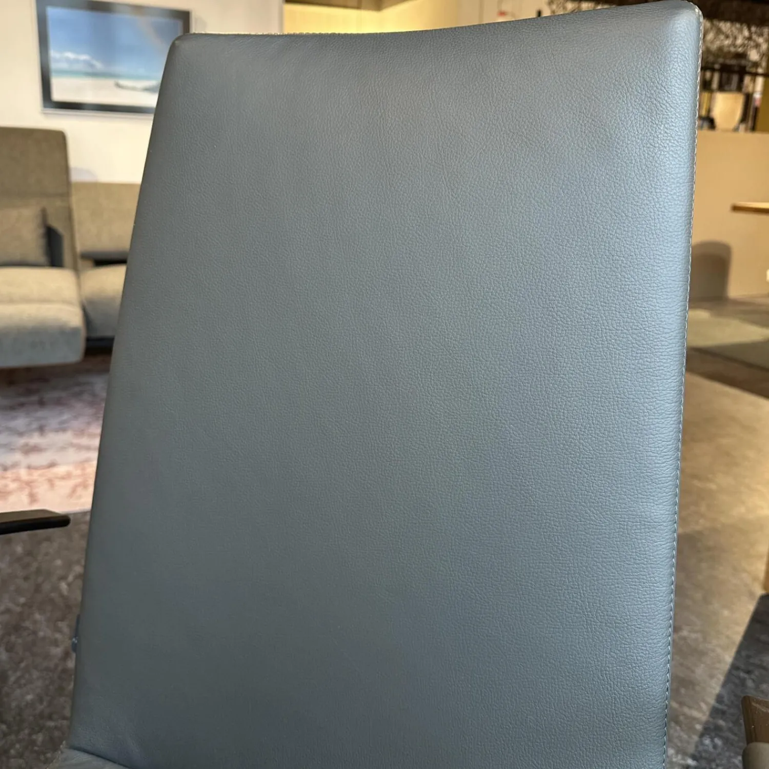 Bacher Stuhlsets|3er Set Stuhl Karma Leder Toledo Anthrazit Gestell Flachstahl Schwarz Mit Und Ohne Armlehnen