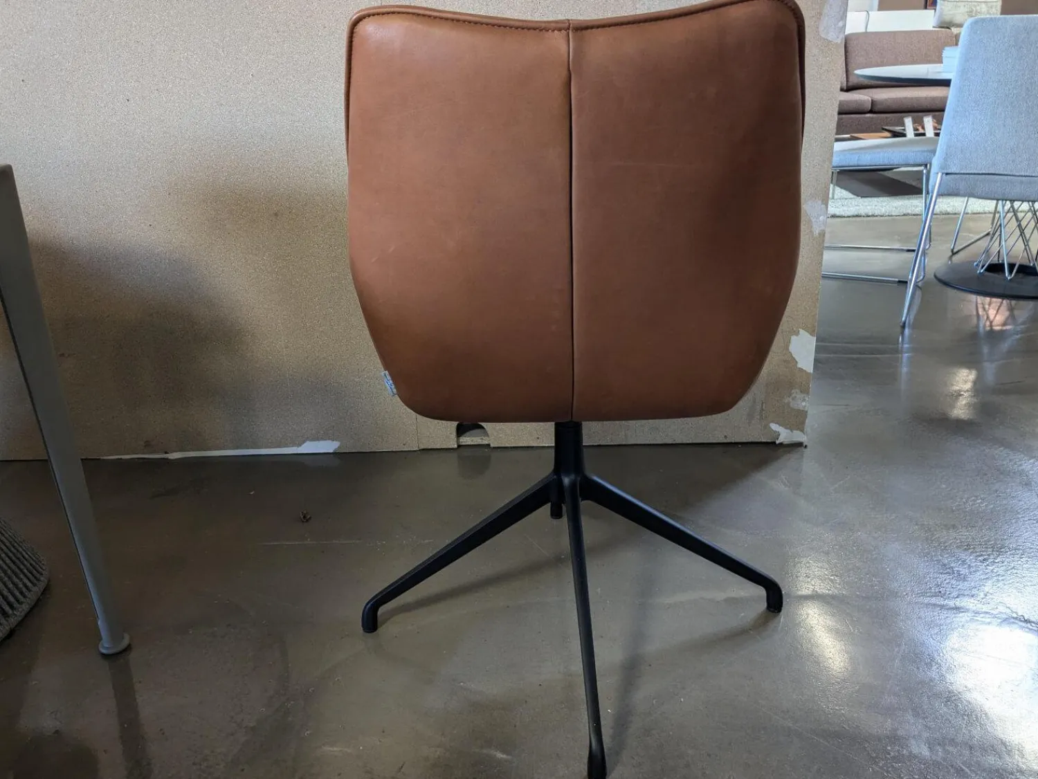 Bree's New World Stuhlsets|4er Set Stuhl Kiq Leder Gogain Cognac Braun