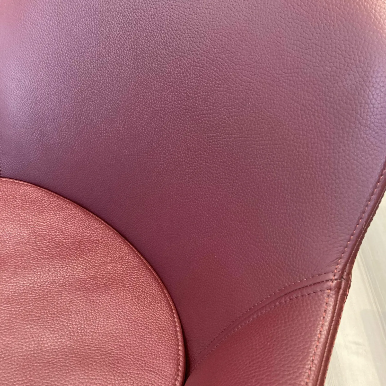 Wimmer Stuhlsets|6er Set Stuhl Leder Colorado Kaminrot Rot Gestell Metall Schwarz Grau Drehbar