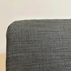 Walter Knoll Stuhlsets|6er Set Stuhl Liz 1300 Stoff Bora Slate Grau Gestell Hochglanz Verchromt Stapelbar Mit Kunststoffgleitern