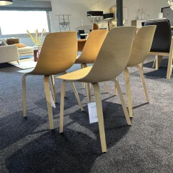 Lapalma Stuhlsets|4-er Set Stuhl Miunn S164VS Eiche Gebleicht