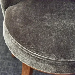 Bielefelder Werkstätten Stuhlsets|2er Set Stuhl Polo Cocktail Stoff Emilia B-121 Untergestell Nussbaum Geölt Mit Drehfunktion Und Rückholmechanik