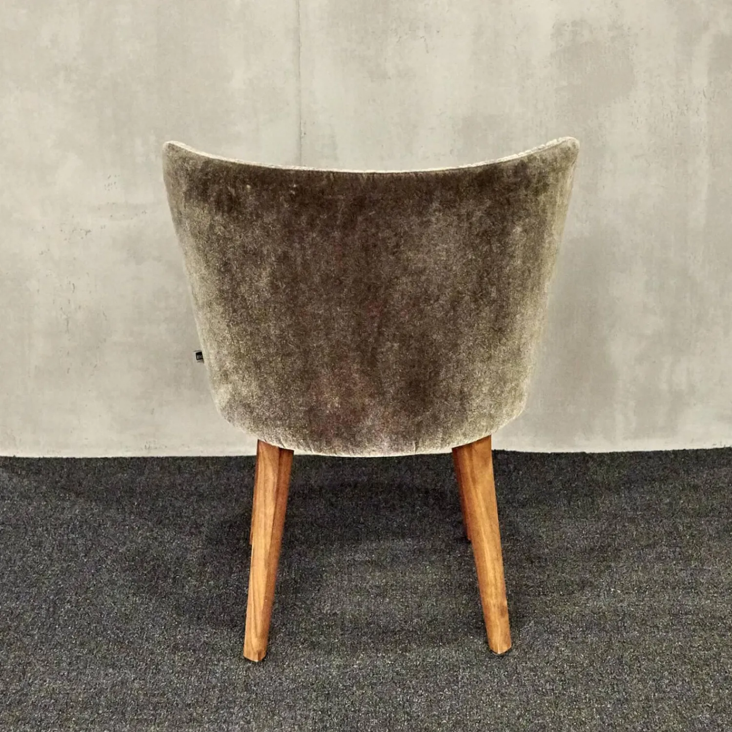 Bielefelder Werkstätten Stuhlsets|2er Set Stuhl Polo Cocktail Stoff Emilia B-121 Untergestell Nussbaum Geölt Mit Drehfunktion Und Rückholmechanik