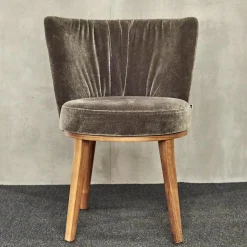 Bielefelder Werkstätten Stuhlsets|2er Set Stuhl Polo Cocktail Stoff Emilia B-121 Untergestell Nussbaum Geölt Mit Drehfunktion Und Rückholmechanik