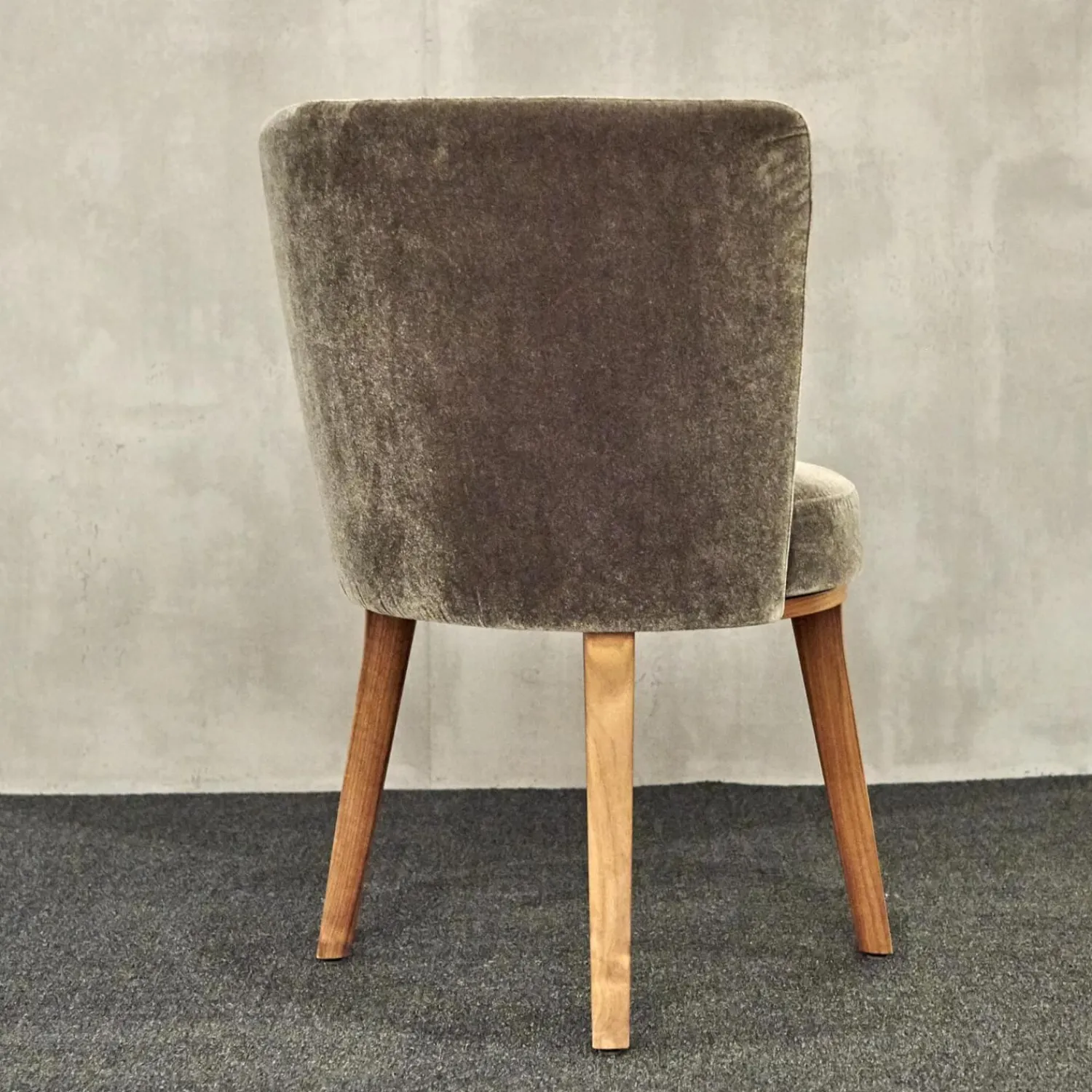 Bielefelder Werkstätten Stuhlsets|2er Set Stuhl Polo Cocktail Stoff Emilia B-121 Untergestell Nussbaum Geölt Mit Drehfunktion Und Rückholmechanik