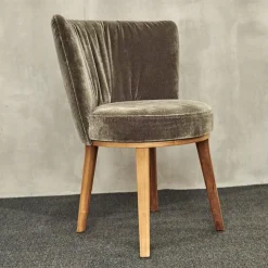 Bielefelder Werkstätten Stuhlsets|2er Set Stuhl Polo Cocktail Stoff Emilia B-121 Untergestell Nussbaum Geölt Mit Drehfunktion Und Rückholmechanik