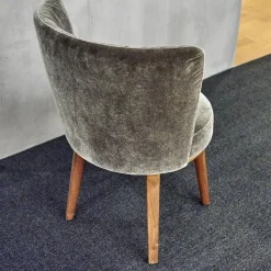 Bielefelder Werkstätten Stuhlsets|2er Set Stuhl Polo Cocktail Stoff Emilia B-121 Untergestell Nussbaum Geölt Mit Drehfunktion Und Rückholmechanik