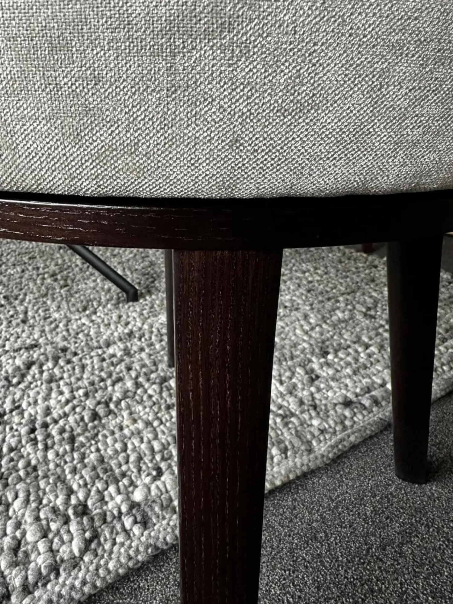 Jab Anstoetz Stuhlsets|4er Set Stuhl Polo Dining Chair Swivel Bezug Stoff Toyo 1 1381 072 Beige Gestell Walnuss Natur Wenge