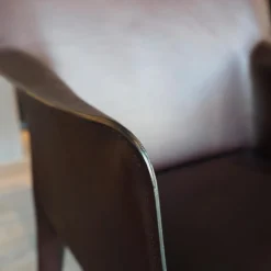 Walter Knoll Stuhlsets|4er Set Stuhl Saddle Chair Leder Saddle Braun 2 Stühle Mit 2 Stühle Ohne Armlehne