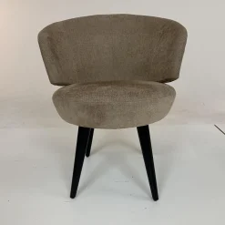 Werther Stuhlsets|3er Set Stuhl Trick XL Bezug Stoff U9999T Divan Braun Grau Holzuntergestell Schwarz Gebeizt Mit Drehbeschlag Einmal Mit Rückstellfunktion