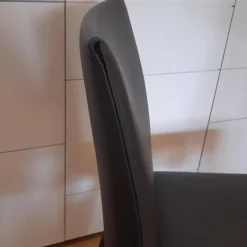 B&B Italia Stuhlsets|4-er Set Stuhl Vol au Vent Leder Gamma Grau