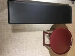 B&B Italia Beistelltische|2er Set Tisch Recipio Shelllack In Rot Und Schwarz